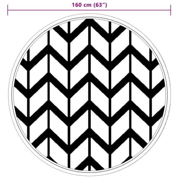 kültéri szőnyeg ARAKIL szürke Ø160 cm PP