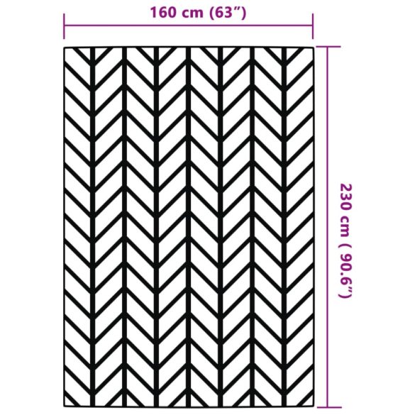 kültéri szőnyeg ARAKIL szürke 160x230 cm PP