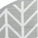 kültéri szőnyeg ARAKIL szürke Ø120 cm PP