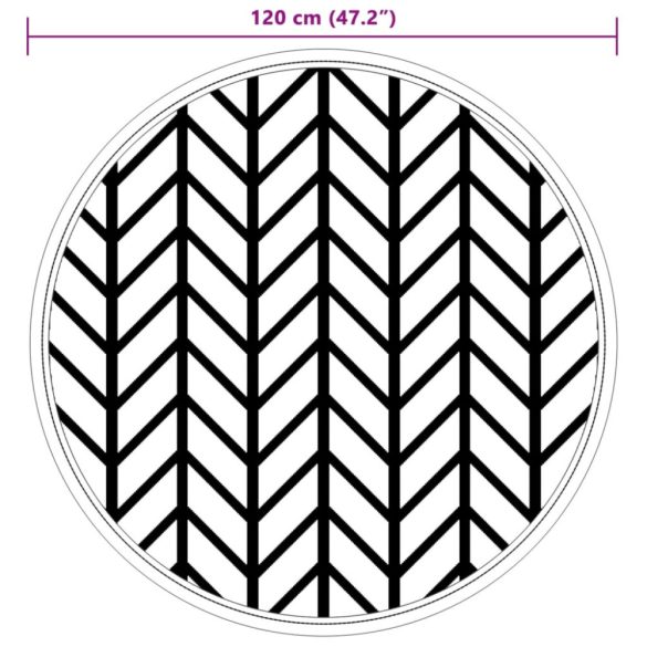 kültéri szőnyeg ARAKIL szürke Ø120 cm PP