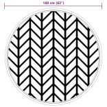 kültéri szőnyeg ARAKIL szürke Ø160 cm PP