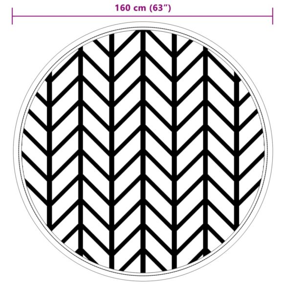 kültéri szőnyeg ARAKIL szürke Ø160 cm PP