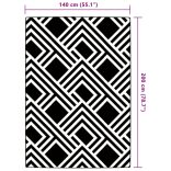 kültéri szőnyeg ARAKIL szürke 140x200 cm PP