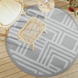 kültéri szőnyeg ARAKIL szürke Ø160 cm PP