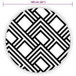 kültéri szőnyeg ARAKIL szürke Ø160 cm PP