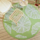 kültéri szőnyeg ARAKIL zöld Ø160 cm PP