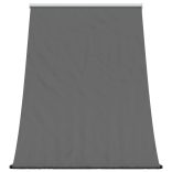 antracit szövet és acél feltekerhető napellenző 150 x 150 cm