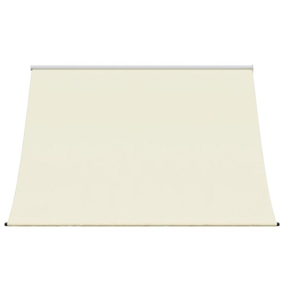 krémszínű szövet és acél feltekerhető napellenző 200 x 150 cm