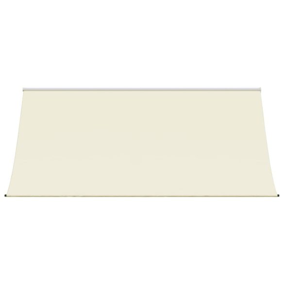 krémszínű szövet és acél feltekerhető napellenző 300 x 150 cm