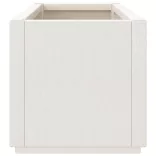 fehér polipropilén kerti ültetőláda 80 x 36 x 35 cm