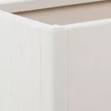 fehér polipropilén kerti ültetőláda 80 x 36 x 35 cm