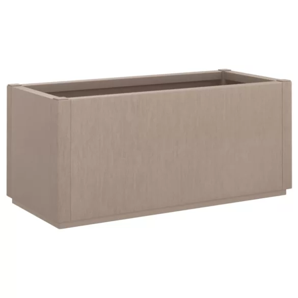 világosbarna polipropilén kerti ültetőláda 80 x 36 x 35 cm