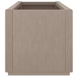 világosbarna polipropilén kerti ültetőláda 80 x 36 x 35 cm