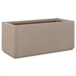 világosbarna polipropilén kerti ültetőláda 80 x 36 x 35 cm