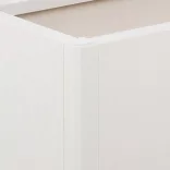 fehér polipropilén rácsos kerti ültetőláda 80 x 36 x 140 cm