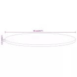 tömör nyers mangófa kerek asztallap Ø50 x 1,5 cm