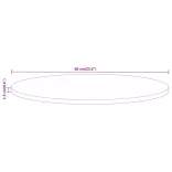 tömör nyers mangófa kerek asztallap Ø60 x 1,5 cm