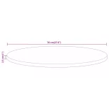 tömör nyers mangófa kerek asztallap Ø70 x 2,5 cm