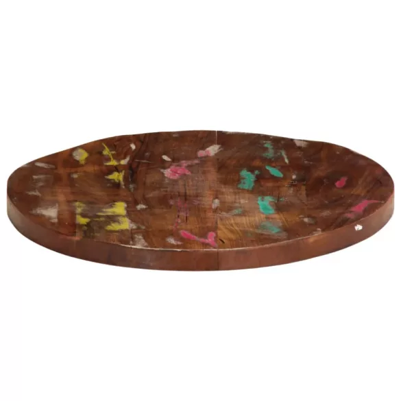 tömör újrahasznosított fa kerek asztallap Ø40 x 3,8 cm