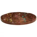 tömör újrahasznosított fa kerek asztallap Ø50 x 1,5 cm