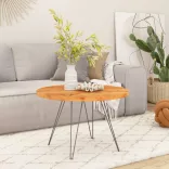 tömör akácfa kerek asztallap Ø70 x 2,5 cm