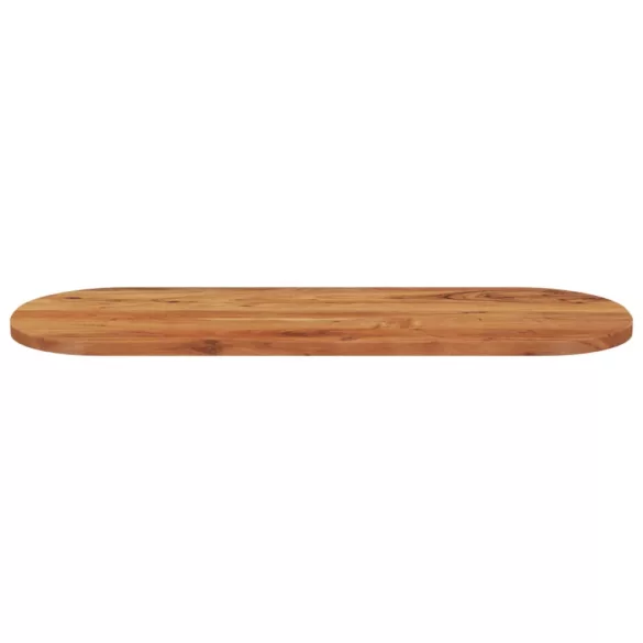 tömör akácfa ovális asztallap 140 x 50 x 3,8 cm