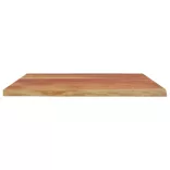 tömör akácfa téglalap alakú asztallap 90 x 80 x 3,8 cm