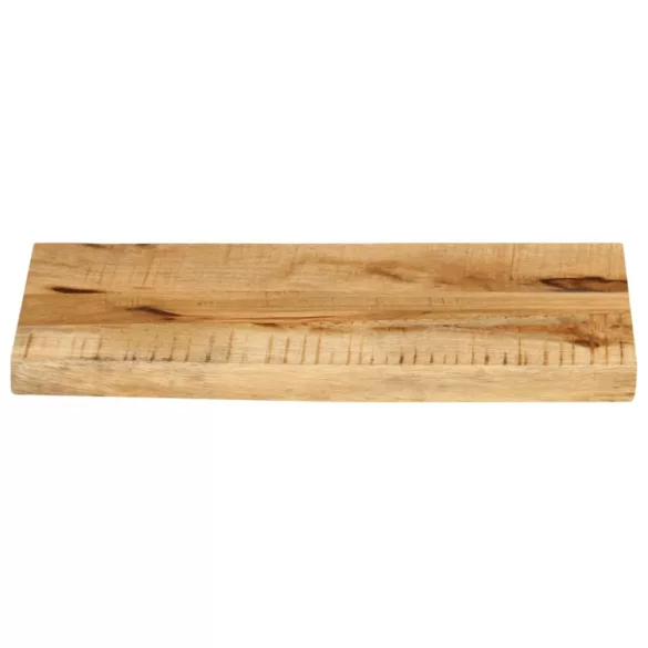 tömör nyers mangófa természetes élű asztallap 50 x 20 x 2,5 cm