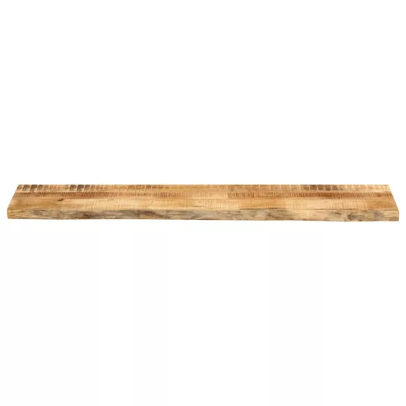 tömör nyers mangófa természetes élű asztallap 160 x 40 x 2,5 cm
