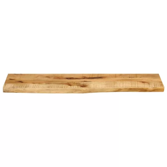 tömör nyers mangófa természetes élű asztallap 110 x 40 x 3,8 cm