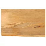 tömör mangófa természetes élű asztallap 60 x 30 x 2,5 cm