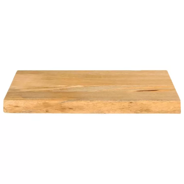 tömör mangófa természetes élű asztallap 60 x 30 x 2,5 cm