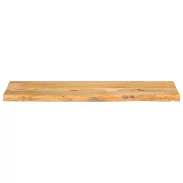 tömör mangófa természetes élű asztallap 110 x 40 x 2,5 cm