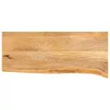 tömör mangófa természetes élű asztallap 90 x 40 x 3,8 cm