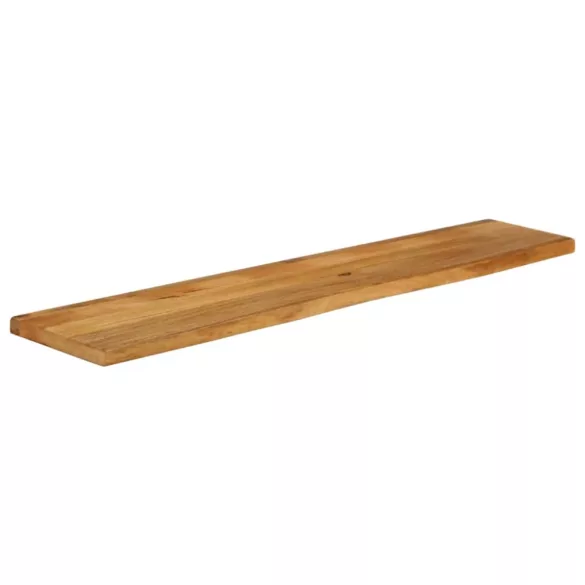 tömör mangófa természetes élű asztallap 140 x 40 x 2,5 cm