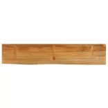 tömör mangófa természetes élű asztallap 140 x 40 x 2,5 cm