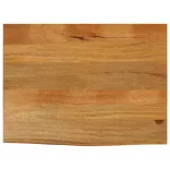 tömör mangófa természetes élű asztallap 70 x 60 x 2,5 cm
