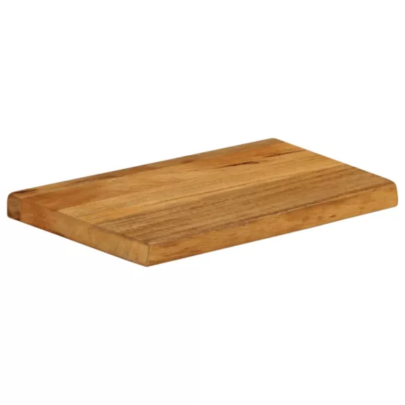 tömör mangófa természetes élű asztallap 60 x 20 x 3,8 cm