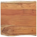 tömör akácfa téglalap alakú asztallap 40x40x2,5 cm