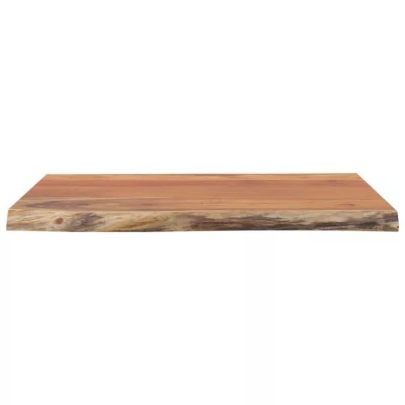 tömör akácfa téglalap alakú asztallap 40x40x2,5 cm