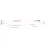 tömör akácfa téglalap alakú asztallap 40x40x2,5 cm