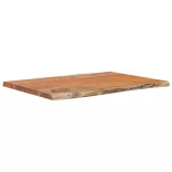 tömör akácfa téglalap alakú asztallap 50x40x2,5 cm