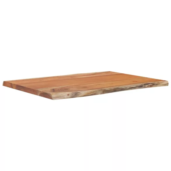 tömör akácfa téglalap alakú asztallap 50x40x2,5 cm