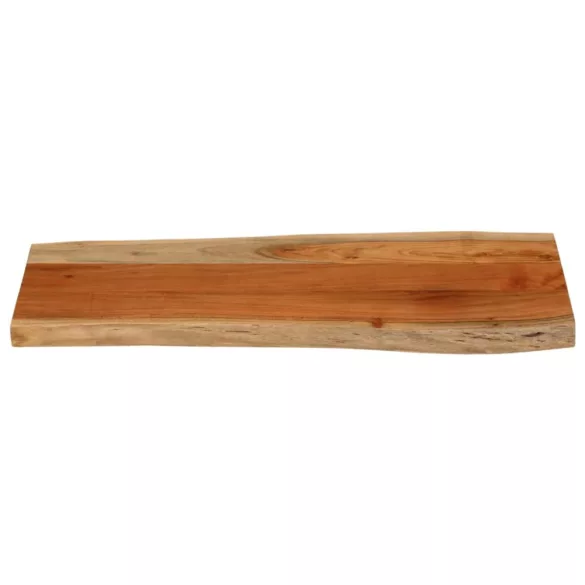 tömör akácfa téglalap alakú asztallap 80 x 40 x 3,8 cm