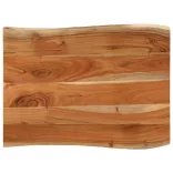 tömör akácfa téglalap alakú asztallap 80x60x3,8 cm