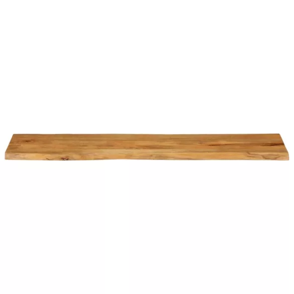 tömör mangófa természetes élű asztallap 180 x 40 x 2,5 cm