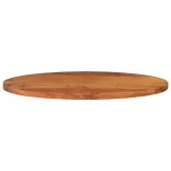 tömör akácfa ovális asztallap 100 x 40 x 2,5 cm