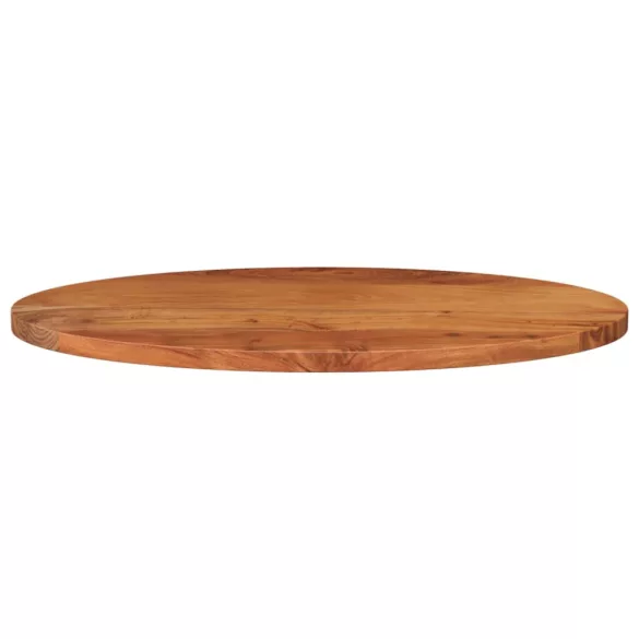 tömör akácfa ovális asztallap 110 x 50 x 3,8 cm