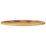 tömör mangófa ovális asztallap 140 x 50 x 2,5 cm