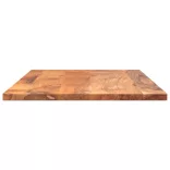 tömör akácfa téglalap alakú asztallap 80x50x2,5 cm